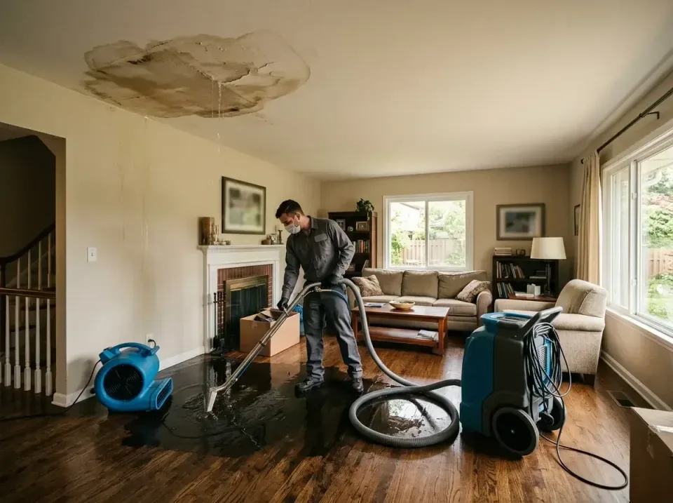 attic-pipe-burst-ceiling-drip-008 — frequently asked questions, Water Damage Restoration & Carpet Care in Ellwood City, PA